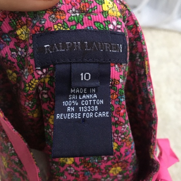 Pink floral Ralph Lauren skirt - Picture 3 of 3